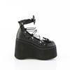 DemoniaCult - KERA18 Sleehakken - Zwart Product image